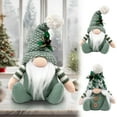 thumbnail image 6 of SLYNSHome Gnomes Christmas Decorations,Green Handmade Plush Fuzzy Gnome Dolls Holiday Home Tabletop Ornaments Christmas Gnome Decor, 6 of 6