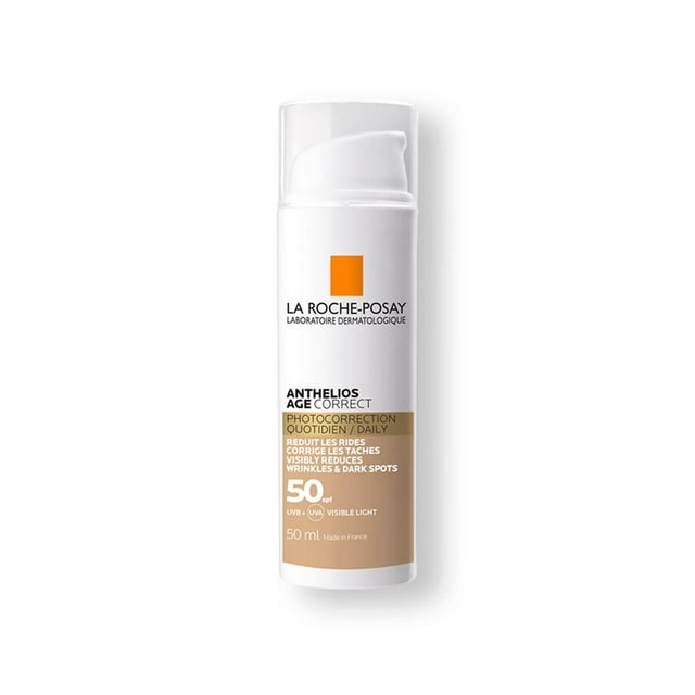 Protector Solar Facial La Roche Posay Anthelios Age Correct con Color FPS50+ Antiarrugas
