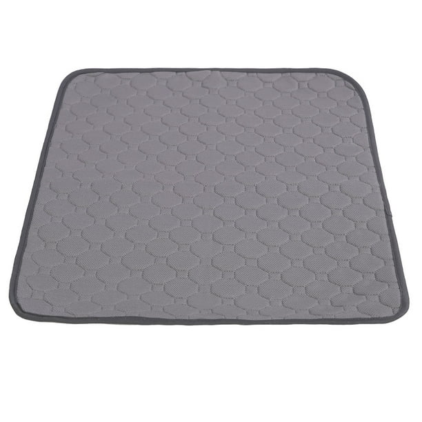Alfombrilla impermeable para entrenamiento de cachorros, almohadillas lavables y reutilizables para orinar para perros y gatos (gris M)