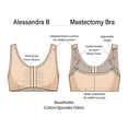 thumbnail image 2 of Alessandra B Front Closure Mastectomy Bra with Pockets Black, 2 of 6