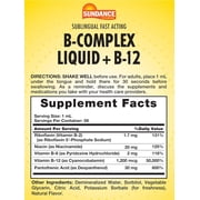 Vitamin B Complex | 2 Fl Oz | With B-12 | Berry Flavor | Essential Sublingual Vitamins | by Sundance