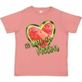 thumbnail image 3 of Inktastic I'm One in a Melon- Watermelon Heart Boys or Girls Toddler T-Shirt, 3 of 5