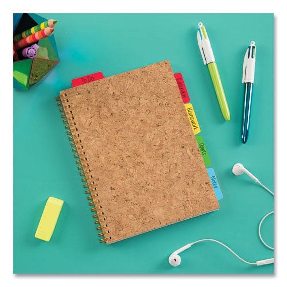 Ultra Tabs Repositionable Tabs, Margin Tabs: 2.5" x 1", 1/5-Cut, Assorted Colors, 48/Pack | Bundle of 10 Packs