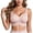 Q89 Pink, variant on Mifsaly Womens Wireless Sports Bra with V Neck Wide Shoulder Straps Smooth Molded Cups and Longline Underband Comfortable Active Bralette for Yoga Fitness and Daily