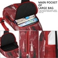 thumbnail image 4 of Sling Backpack,Red Christmas Tree and Snow Pattern Crossbody Bag with Water Bottle Holder,Waterproof Sling Bag for Men/Women with Chest Phone Holder for Hiking,Travel, 4 of 6
