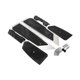 thumbnail image 1 of Pedales CNC Anti-Pies Almohadillas Para pies Accesorios Para motocicletas FORZA 300 350 Negro Yashi, 1 of 5