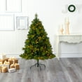 thumbnail image 5 of Nearly Natural 5ft. North Carolina Mixed Pine Artificial Christmas Tree with 200 Warm White LED Lights, 711 Bendable Branches and Pinecones, 5 of 7