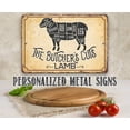 thumbnail image 3 of Metal Sign - The Butcher's Cut LAMB - Durable Metal Sign - Use Indoor/Outdoor - Makes Great Meat Shop and Kitchen Decor Under $20 (8" x 12"), 3 of 5