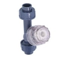 thumbnail image 2 of Oubit Y Strainer,Y Strainer Low Resistance PVC Sediment Strainer Garden Water Pipe Filters Versatile Functionality, 2 of 9