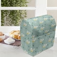thumbnail image 4 of Bird Lounger Chair Bag, Doodle Style Nordic Flying Animals and Cages, High Capacity Storage with Handle Container, Lounger Size, Seafoam Ivory Marigold, by Ambesonne, 4 of 5