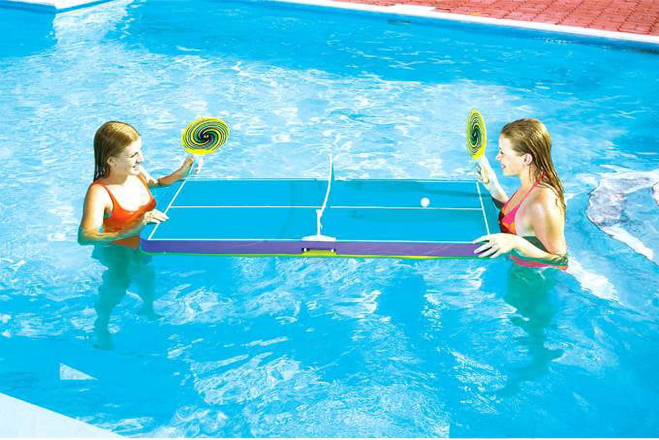 Poolmaster Floating Table Tennis Swimming Pool Game 72726 - The Home Depot