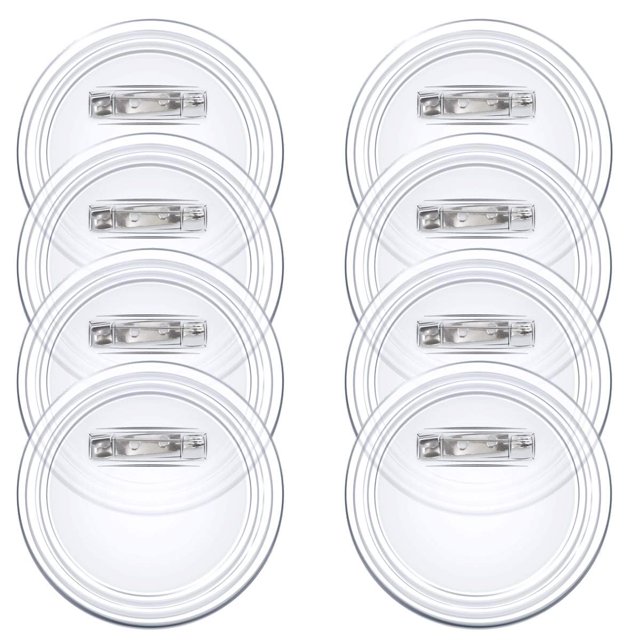 Kit para hacer botones BIGNC Bignc, juego de 20 alfileres transparentes para manualidades