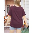 thumbnail image 3 of Anbech Sanderson Sisters Women's Plus Shirt Short Sleeve Vintage Printed Tshirts Halloween Funny Graphic Tee, 3 of 4