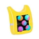 thumbnail image 5 of Juego de balón prisionero con 5 bolas adhesivas, chaleco interactivo de balón prisionero adhesivo, para interior y exterior Adultos amarillos, 5 of 9