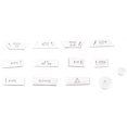 thumbnail image 2 of Recorte del Botón del Aire Acondicionado, Pegar la Cubierta del Botón de Ca Ligera, Las Pijas de Resaración de Autos Pratales Resistentes 13pcs para Sport 2014-2017, 2 of 7