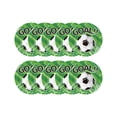 thumbnail image 2 of Kit de artículos para fiesta de fútbol | Vajilla desechable para el día del partido | Platos, vasos, servilletas, mantel y cubiertos de papel | Platos de 25 cm y 23 cm, 2 of 6