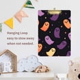 thumbnail image 4 of FORMRS Acrylic Clipboard with Low Profile Clip Standard A4 Letter Size, 12.5" x 9", Halloween Purple Ghosts, 4 of 8