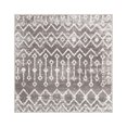 thumbnail image 3 of Unique Loom Bohemian Trellis Collection Area Rug - Gypsy (4' Square Stone Gray/Ivory), 3 of 7