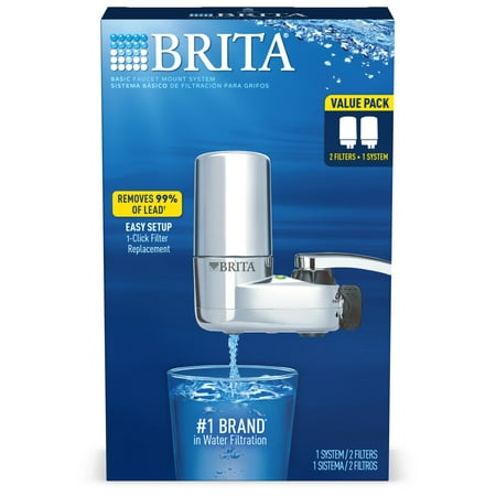 Brita Tap Water Faucet Filtration System With Filter Change