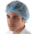 thumbnail image 1 of 100x gorro desechable para cubrir la cabeza, antipolvo, médico, quirúrgico, elástico, azul Rojo Verde Cocina, Decoración y Otros, 1 of 5