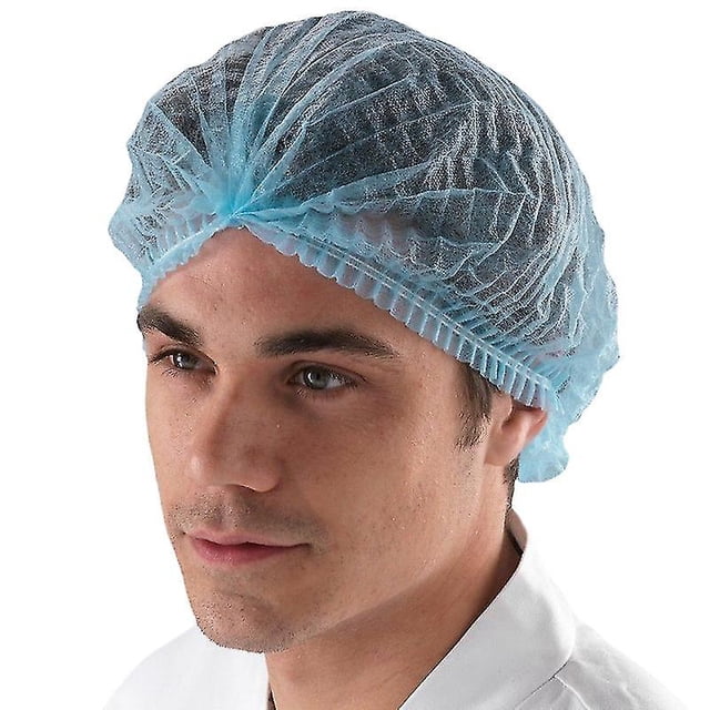 100x gorro desechable para cubrir la cabeza, antipolvo, médico, quirúrgico, elástico, azul Rojo Verde Cocina, Decoración y Otros
