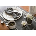 thumbnail image 3 of Contemporary Home Living French Striped Chambray Table Runner - 72" - Gray and White, 3 of 4