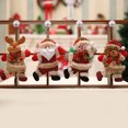 thumbnail image 2 of 8 Pcs Small Doll Pendant Christmas Tree Home Decorations Atmosphere Decor Children Gifts, Snowman, 2 of 5