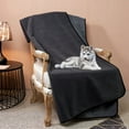 thumbnail image 3 of Pet Blanket Simple Style Multipurpose Durable Hemming Soft Comfortable Keep Warm Waterproof Polar Fleece Dog Blanket for Cat, 3 of 10