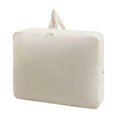 thumbnail image 3 of Bolsa de almacenamiento, paquetes de compresión para equipaje, bolsa de compresión para ropa Blanco beige, 3 of 9