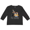 thumbnail image 3 of Inktastic 3rd Birthday Construction Truck Boys Boys Long Sleeve Toddler T-Shirt, 3 of 5