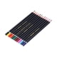 thumbnail image 3 of Lápices de colores duraderos, ricos y vibrantes, para pintar en seco y húmedo, prácticos lápices de colores a granel para pintar grafitis, 12 colores, 3 of 14