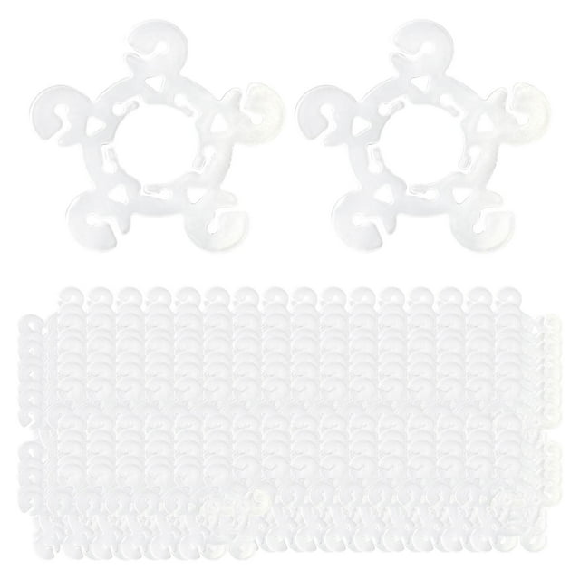 jifeng 100Pcs Balloon Clips Bulk Durable Balloon Holder for Party Birthday New Year B 1.08inch