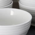 thumbnail image 2 of Gibson Home Plaza Cafe 8-Piece Stoneware Bowl Set, 6", White, 2 of 7