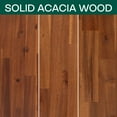 thumbnail image 2 of Acacia Callisto Solid wood bed frame & Nightstand - Queen - Walnut, 2 of 8