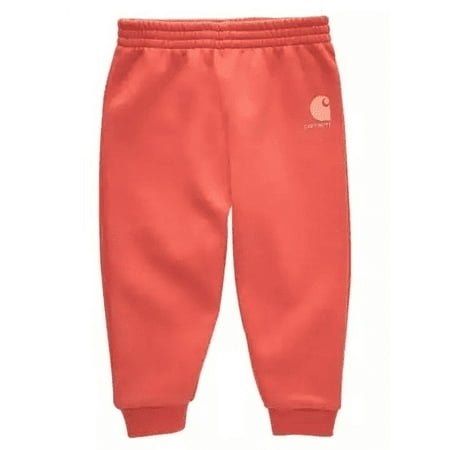 Carhartt DUBARRY Baby Girls' Heavyweight Fleece Logo Joggers, US 24 Months