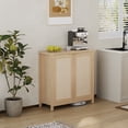 thumbnail image 2 of EDTara Sideboard Buffet Cabinet, Versatile Liquor Coffee Bar Console With Adjustable Shelves and Chic Boho Rattan Accents, Great Storage for Kitchen, Dining Room, or Hallway, 2 of 7