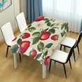 thumbnail image 4 of Yayeee Tablecloths 60" x 90" Rectangle Wrinkle Resistant Party Table Cover, Apple Leaves Pattern, 4 of 8