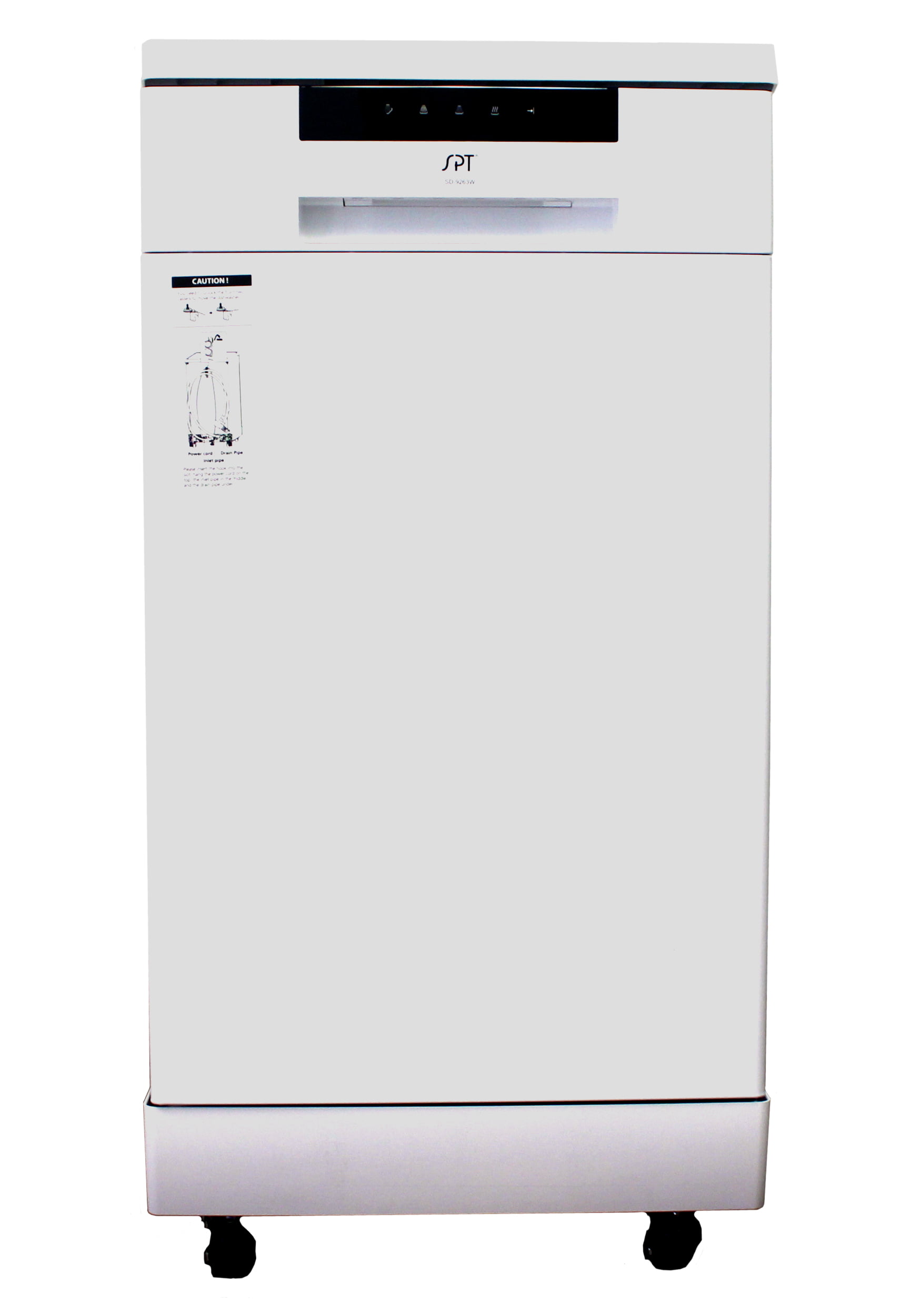 Sunpentown 18 Portable Dishwasher, Energy Star, White SD-9263W 