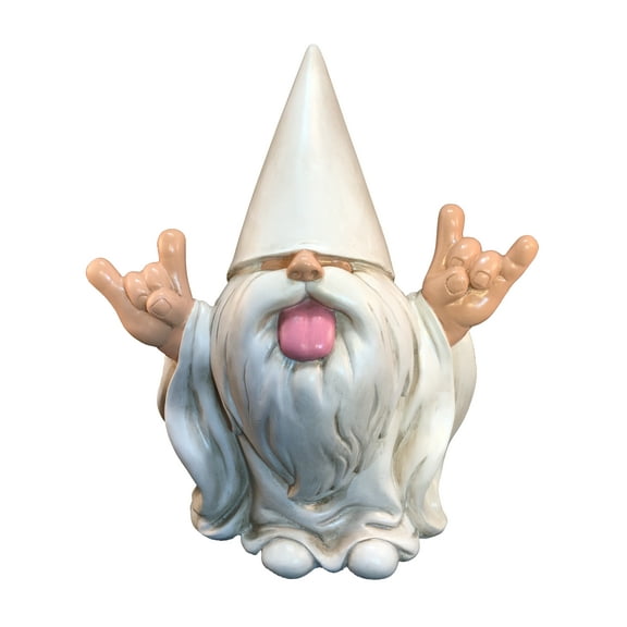 Rocker Gnome –  George – This Gnome will Rock your Fairy Garden and Garden Gnomes - 10 Inches Tall