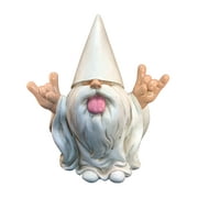 Rocker Gnome –  George – This Gnome will Rock your Fairy Garden and Garden Gnomes - 10 Inches Tall