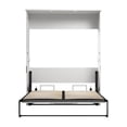 thumbnail image 4 of Pemberly Row Lit Escamotable Grand 68 Po avec Bureau Rabattable, Blanc, 4 of 10