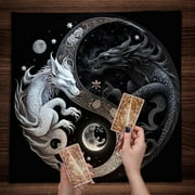 AOOOWER Square Shape Pendulums Divinations Mat Altar Tablecloth Board Game Card Pad Table Deck Cloth Metaphysical Board Game Mat