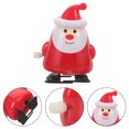 thumbnail image 3 of 1 juego 10pcs Navidad Clockwork Wind-up Walking Toys Fun Cartoon Educativo Plaything Party Favors Gift (Santa Claus Style Red), 3 of 7