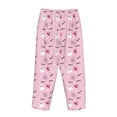 thumbnail image 3 of Lsque Bat And Pumpkin Print Women's Pajama Pants, Lounge Pant - Comfortable Home Wear,Elastic Waistband, Stylish Design-Medium, 3 of 9