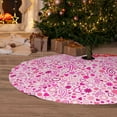 thumbnail image 6 of Sikiie Breast Cancer Awareness2 30-48 inches {designName} Print Christmas Tree Skirt Snowman Xmas Tree Skirt with Edge Christmas Decorations for Holiday Party48", 6 of 7