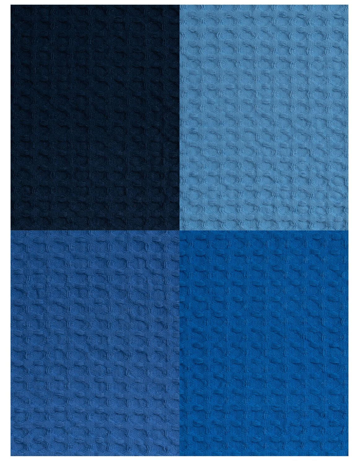 Mainstays 4 Pieces, Waffle Dishcloths, Navy Blue