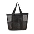 thumbnail image 1 of Naiovety Bolsa de ducha de malla para estudiantes, con múltiples bolsillos, versátil, duradera y resistente, ideal para playa y dormitorios. Almacenamiento y organización del hogar, 1 of 6