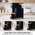 thumbnail image 6 of GVODE 4-in-1 Single Serve Coffee Maker, 3-Second Heat-Up, 20 Bar Espresso Machine, for K-Cup, Nespresso Original, DG Pods & Grounds, Black, 6 of 8