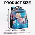 thumbnail image 7 of KUIFORTI Animal Blossoms Toddler Backpack Girls Kids School Bag with Front Pockets Adjustable Straps Soft for Preschool Kindergarten Back to School Gifts, 7 of 7