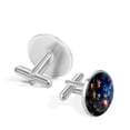 thumbnail image 3 of Starry Plants Men's Stainless Steel Cufflink Set for Formal Attire, Shirt Clip Included - Ideal for Weddings and Business Meetings, 3 of 6